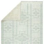 Product Image 3 for Cirus Hand-Knotted Geometric Light Blue/ Ivory Rug from Jaipur 