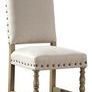 Product Image 4 for Linen Madrid Chair With Nailheads from Furniture Classics
