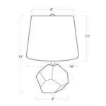 Product Image 6 for Celeste Crystal Mini Lamp from Regina Andrew Design