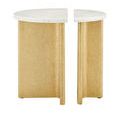 Product Image 4 for Doublet Marble Accent Table Set of 2 from Currey & Company