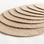 Product Image 2 for Jute Coil Round Placemats, Set Of 8 from Napa Home And Garden