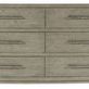 Product Image 3 for Linville Falls Oak Veneer Chimney Gap Six Drawer Dresser from Hooker Furniture
