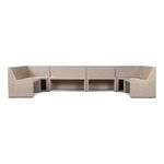 Product Image 16 for Senna Outdoor Dining Banquette U Shape - Vintage White from Four Hands