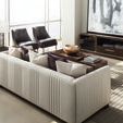 Product Image 6 for Tan Fabric Modern Moderne Sofa from Caracole