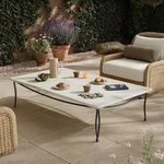 Product Image 4 for Idalia White Marble Outdoor Coffee Table from Four Hands