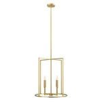 Product Image 1 for 4-Light Pendant in Natural Brass from Savoy House 