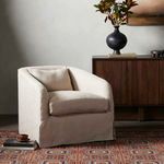 Product Image 11 for Topanga Tan Linen Slipcover Swivel Chair - Flanders Flax from Four Hands