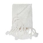 Product Image 1 for Capistrano Cable-Knit Throw Blanket - Winter White from Pom Pom at Home