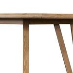 Close-up showing angle where hairpin legs meet the underside of the tabletop