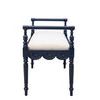 Product Image 3 for Blue Juliet Bench from Furniture Classics