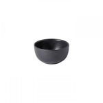 Seed grey matte ceramic fruit bowl with rounded shape and smooth finish