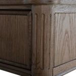 Product Image 8 for Andrea Oak Wood Nightstand - 1 Drawer, Antique Bronze from Gabby
