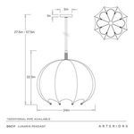 Product Image 11 for Lunaria Pendant from Arteriors