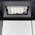 Close-up underside view of Hanley lantern LED light array showing multiple small LED bulbs