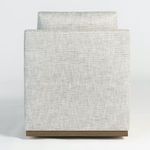 Product Image 3 for Denton Peppered Slate Polyester Swivel Chair from Alder & Tweed