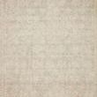 Top-down full view of Priya Navy/Ivory Rug with muted tonal geometric and floral pattern