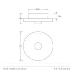 Product Image 7 for Moers Flush Mount from Arteriors