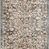 Narrow runner version of Saban Blue Spice rug displaying elongated traditional motifs in same color palette