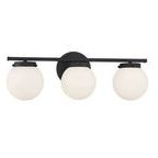 Product Image 5 for Jenni 3 Light Matte Black Bath Bar from Savoy House 