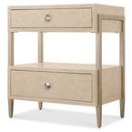 Product Image 3 for Westwood Two-Drawer Polished Limestone Nightstand from Hooker Furniture