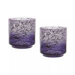Product Image 1 for Ombre Hurricanes In Plum   Set Of 2 from Elk Home