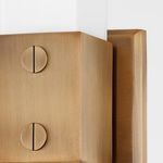 Product Image 3 for Jonah Steel 1-Light Wall Sconce - Ivory & Bronze from Troy Lighting