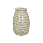 Product Image 1 for Camou Spotted Glass Vase Olive Dia 9.3" from BIDKHome