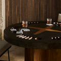 Poker Table-Natural Brown Guanacaste image 2
