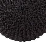 Product Image 6 for Azene Handmade Solid Black Cylinder Pouf 20" x 20" x 14" from Jaipur 
