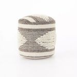 Product Image 4 for Jacinta Small Pouf White/Grey from Four Hands