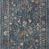 narrow runner version of rug in vertical orientation with visible faded pattern