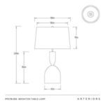 Product Image 9 for Brighton Table Lamp from Arteriors