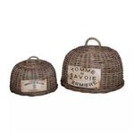 Product Image 1 for French Rattan Bread Covers Set Of 2 from Elk Home