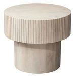 Product Image 4 for Notch Mango Wood Round Side Table from Jamie Young
