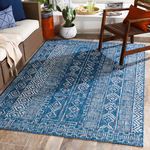 Product Image 6 for Eagean Blue Geometric Indoor / Outdoor Rug from Surya