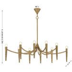 Product Image 1 for Belleza 10-Light Linear Chandelier in Spumante by Breegan Jane from Savoy House 