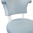 Product Image 3 for Round Back Dining Chair With Matte White Lacquer Legs Upholstered from Worlds Away