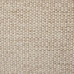 Close-up of cream-colored woven upholstery fabric texture