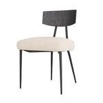Product Image 8 for Reynard Natural Gray Linen Dining Chair from Arteriors