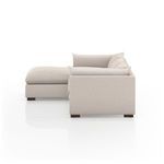 Right side profile showing armrest height and deep cushioned chaise of Westwood sectional