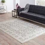 Product Image 5 for Regal Damask Gray/ White Rug from Jaipur 