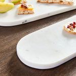 Product Image 6 for Arie White Marble Trays, Set of 2 from Napa Home And Garden