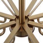 Product Image 7 for Lassen 8 Light Brass Chandelier from Uttermost