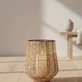 Product Image 4 for Natural Iron & Bamboo Lantern Dia 9.75" from BIDKHome