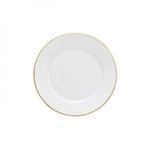 Product Image 1 for Luzia Ceramic Stoneware Round Salad and Dessert Plate, Set of 6 - Cloud White from Costa Nova