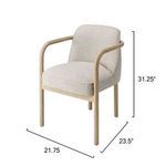 Product Image 3 for Tether Pale Oak Dining Chair from Jamie Young