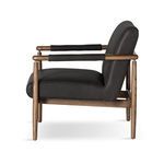 Product Image 2 for Markia Brickhouse Black Leather Accent Chair from Four Hands