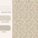 Product Image 4 for Laura Ashley Willow Leaf Natural Botanical Wallpaper from Graham & Brown