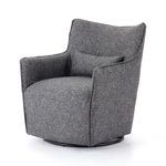 Product Image 6 for Kimble Round Swivel Accent Chair - Noble Platinum from Four Hands