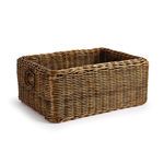 Product Image 1 for Burma Double Woven Rattan Rectangular Basket from Napa Home And Garden